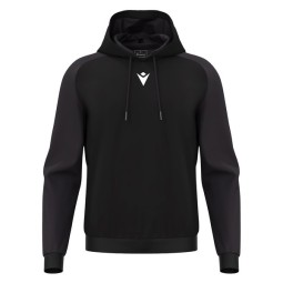 SUDADERA CON CAPUCHA MACRON HORN COLOR NEGRO