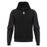 SUDADERA CON CAPUCHA MACRON HORN COLOR NEGRO