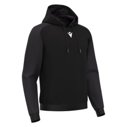 SUDADERA CON CAPUCHA MACRON HORN COLOR NEGRO