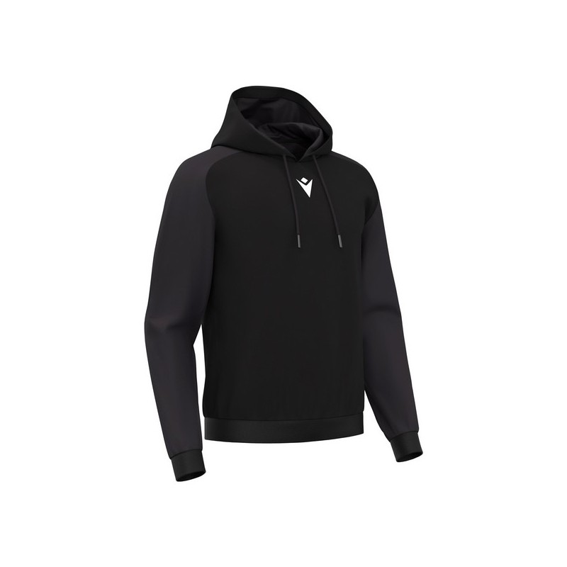 SUDADERA CON CAPUCHA MACRON HORN COLOR NEGRO