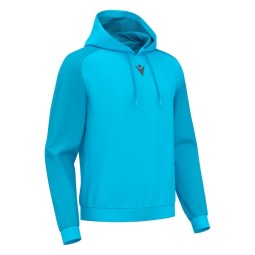 SUDADERA CON CAPUCHA MACRON HORN COLOR GRANATE