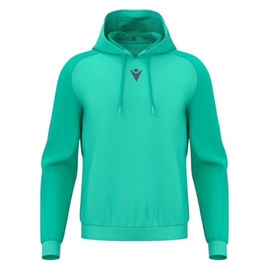 SUDADERA CON CAPUCHA MACRON HORN COLOR TURQUESA