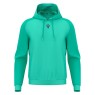 SUDADERA CON CAPUCHA MACRON HORN COLOR TURQUESA