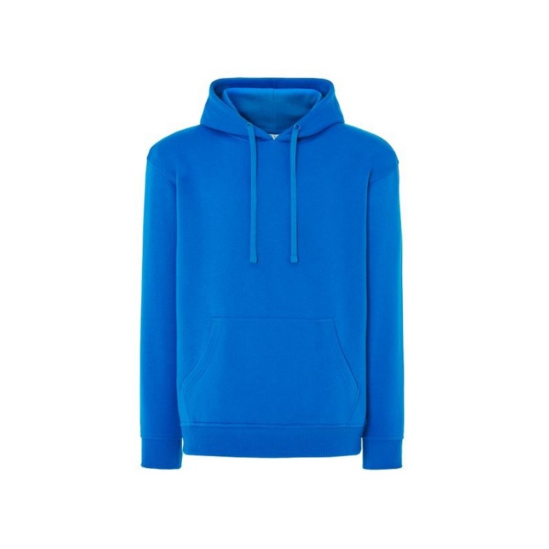 SUDADERA UNISEX CON CAPUCHA, CREMALLERA Y BOLSILLO CANGURO COLOR AQUA