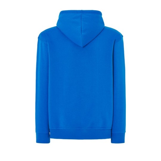 SUDADERA UNISEX CON CAPUCHA, CREMALLERA Y BOLSILLO CANGURO COLOR AQUA