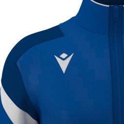 JAQUETA DE XANDALL MACRON AMB CREMALLERA ODIN COLOR BLAU ROYAL