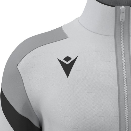 JAQUETA DE XANDALL MACRON AMB CREMALLERA ODIN COLOR GRIS