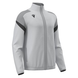 CHAQUETA DE CHANDALL MACRON CON CREMALLERA ODIN COLOR AZUL CIELO I MARINO