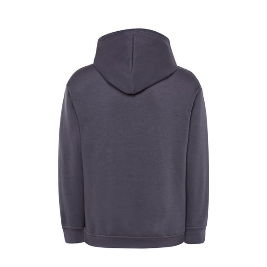 SUDADERA UNISEX CON CAPUCHA, CREMALLERA Y BOLSILLO CANGURO COLOR DENIM