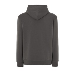 SUDADERA UNISEX CON CAPUCHA, CREMALLERA Y BOLSILLO CANGURO COLOR GRAPHITE