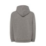 SUDADERA UNISEX CON CAPUCHA, CREMALLERA Y BOLSILLO CANGURO COLOR GRIS