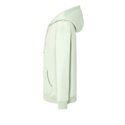 SUDADERA UNISEX CON CAPUCHA, CREMALLERA Y BOLSILLO CANGURO COLOR AZUL ICE