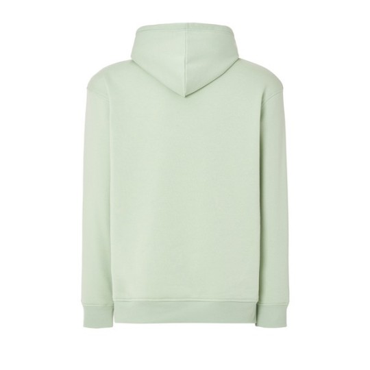 SUDADERA UNISEX CON CAPUCHA, CREMALLERA Y BOLSILLO CANGURO COLOR AZUL ICE