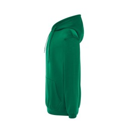 SUDADERA UNISEX CON CAPUCHA, CREMALLERA Y BOLSILLO CANGURO COLOR VERDE KELLY