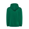 SUDADERA UNISEX CON CAPUCHA, CREMALLERA Y BOLSILLO CANGURO COLOR VERDE KELLY