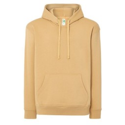 SUDADERA UNISEX CON CAPUCHA, CREMALLERA Y BOLSILLO CANGURO COLOR LIME STONE