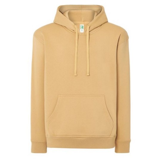 SUDADERA UNISEX CON CAPUCHA, CREMALLERA Y BOLSILLO CANGURO COLOR LIME STONE