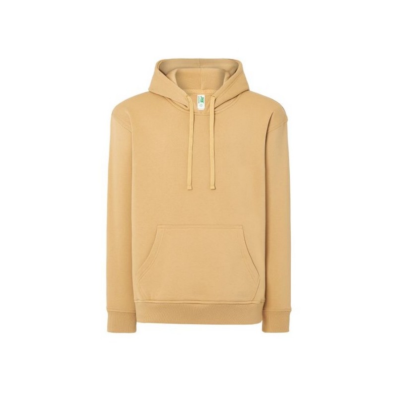 SUDADERA UNISEX CON CAPUCHA, CREMALLERA Y BOLSILLO CANGURO COLOR LIME STONE