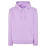 SUDADERA UNISEX CON CAPUCHA, CREMALLERA Y BOLSILLO CANGURO COLOR LAVANDA