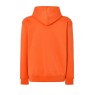SUDADERA UNISEX CON CAPUCHA, CREMALLERA Y BOLSILLO CANGURO COLOR NARANJA