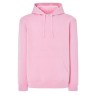 SUDADERA UNISEX CON CAPUCHA, CREMALLERA Y BOLSILLO CANGURO COLOR ROSA
