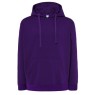 SUDADERA UNISEX CON CAPUCHA, CREMALLERA Y BOLSILLO CANGURO COLOR LILA