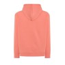 SUDADERA UNISEX CON CAPUCHA, CREMALLERA Y BOLSILLO CANGURO COLOR CORAL