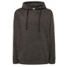 SUDADERA UNISEX CON CAPUCHA, CREMALLERA Y BOLSILLO CANGURO COLOR CHARCOAL HEATHER