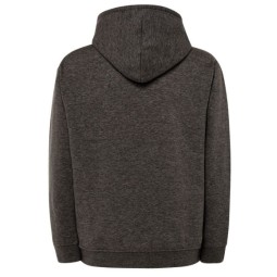 SUDADERA UNISEX CON CAPUCHA, CREMALLERA Y BOLSILLO CANGURO COLOR CHARCOAL HEATHER
