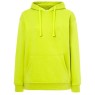 SUDADERA UNISEX CON CAPUCHA, CREMALLERA Y BOLSILLO CANGURO COLOR VERDE MANZANA