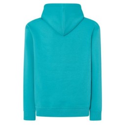 SUDADERA UNISEX CON CAPUCHA, CREMALLERA Y BOLSILLO CANGURO COLOR AQUAMARINE