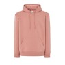 SUDADERA UNISEX CON CAPUCHA, CREMALLERA Y BOLSILLO CANGURO COLOR ROSA VINTAGE