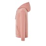 SUDADERA UNISEX CON CAPUCHA, CREMALLERA Y BOLSILLO CANGURO COLOR ROSA VINTAGE