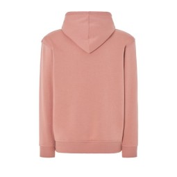 SUDADERA UNISEX CON CAPUCHA, CREMALLERA Y BOLSILLO CANGURO COLOR ROSA VINTAGE