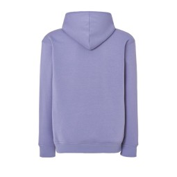 SUDADERA UNISEX CON CAPUCHA, CREMALLERA Y BOLSILLO CANGURO COLOR VIOLETA