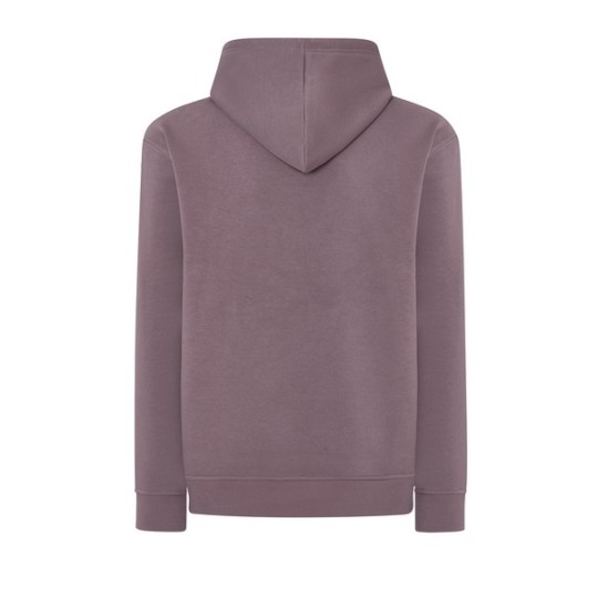 SUDADERA UNISEX CON CAPUCHA, CREMALLERA Y BOLSILLO CANGURO COLOR LILA CLARO