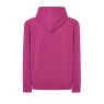 SUDADERA UNISEX CON CAPUCHA, CREMALLERA Y BOLSILLO CANGURO COLOR ROSA CHICLE