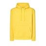 SUDADERA UNISEX CON CAPUCHA, CREMALLERA Y BOLSILLO CANGURO COLOR AMARILLO LIMÓN