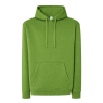 SUDADERA UNISEX CON CAPUCHA, CREMALLERA Y BOLSILLO CANGURO COLOR VERDE PRIMAVERA