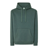 SUDADERA UNISEX CON CAPUCHA, CREMALLERA Y BOLSILLO CANGURO COLOR VERDE MEXICAN