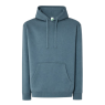 SUDADERA UNISEX CON CAPUCHA, CREMALLERA Y BOLSILLO CANGURO COLOR AZUL STEEL