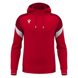 SUDADERA CON CAPUCHA MACRON ALCHEMIST COLOR ROJO