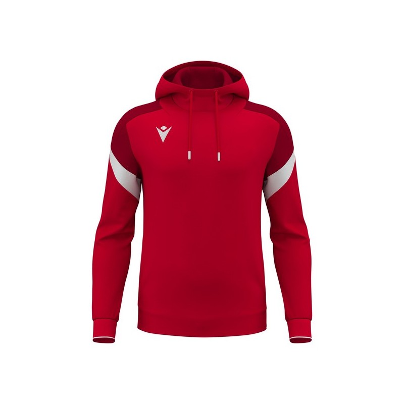 SUDADERA CON CAPUCHA MACRON ALCHEMIST COLOR ROJO