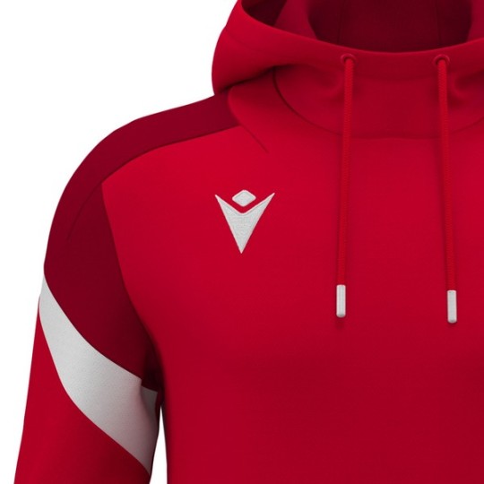 SUDADERA CON CAPUCHA MACRON ALCHEMIST COLOR ROJO