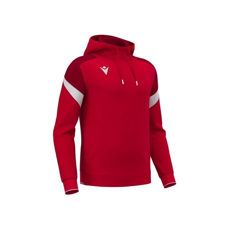 SUDADERA CON CAPUCHA MACRON ALCHEMIST COLOR ROJO