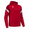 SUDADERA CON CAPUCHA MACRON ALCHEMIST COLOR ROJO