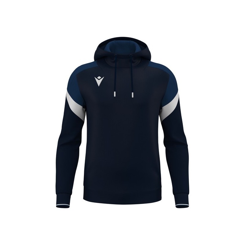 SUDADERA CON CAPUCHA MACRON ALCHEMIST COLOR AZUL MARINO