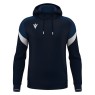 SUDADERA CON CAPUCHA MACRON ALCHEMIST COLOR AZUL MARINO