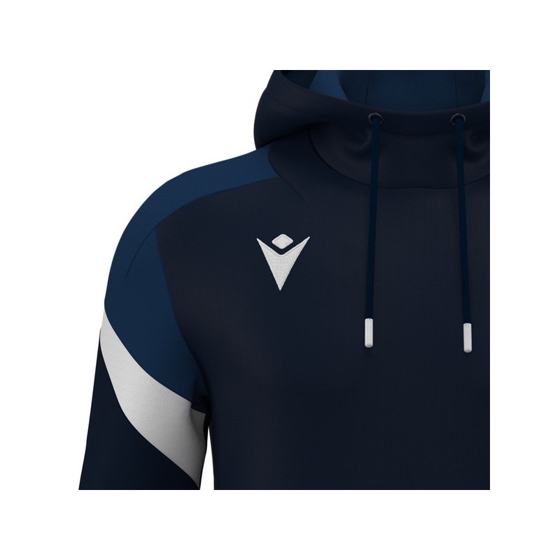SUDADERA CON CAPUCHA MACRON ALCHEMIST COLOR AZUL MARINO