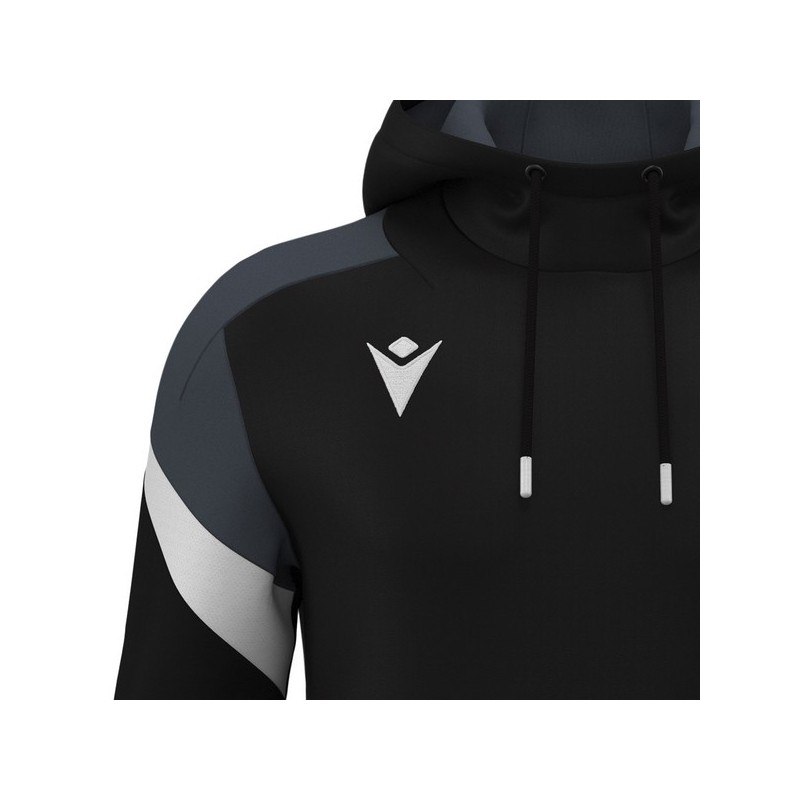 SUDADERA CON CAPUCHA MACRON ALCHEMIST COLOR NEGRO